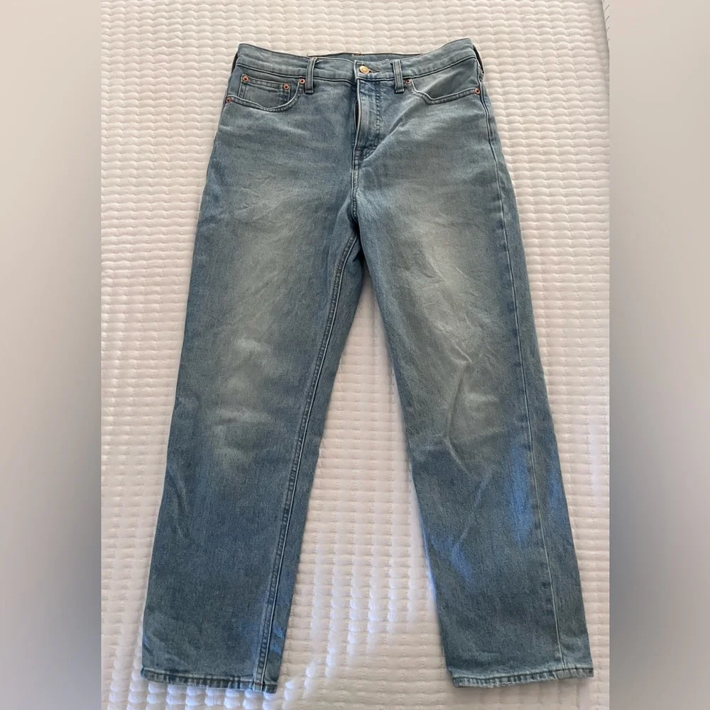 J.Crew Women’s Classic Straight High Rise Jeans - Size 28 - Picture 4 of 9